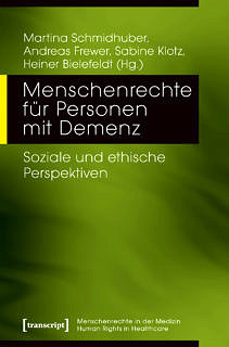 Cover des Buches "Menschenrechte für Personen mit Demenz"