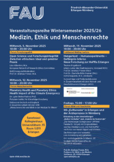 Zum Artikel "Einladung zu Veranstaltungen im Wintersemester 2025/26"